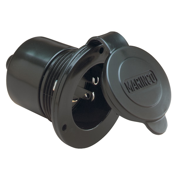 Parkpower By Marinco ParkPower by Marinco 150BBI.RV 125V RV Inlet - 15 Amp, Black 150BBI.RV - main